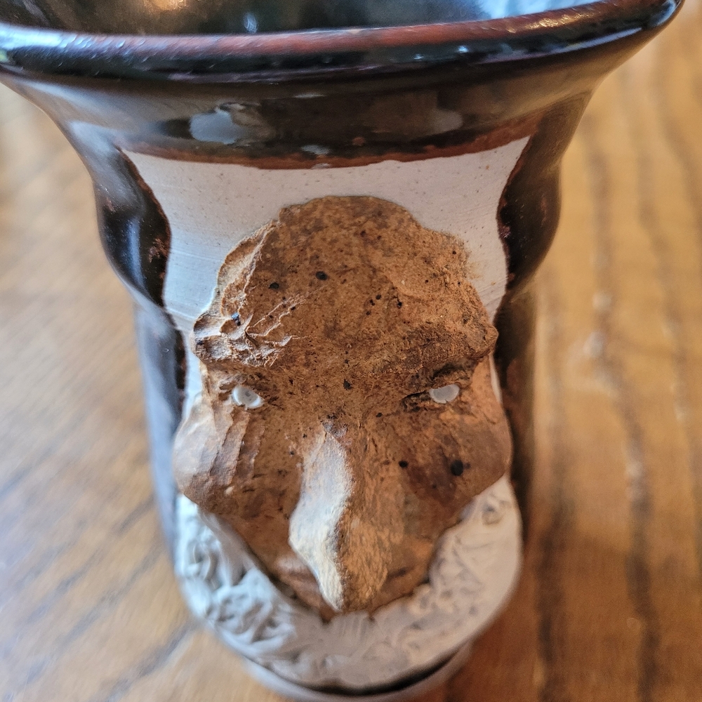 Unique Ceramic Mug with Textured Design